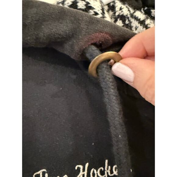 VTG NHL Philadelphia Flyers Old Time Hockey Full Zip Hoodie Sweatshirt Black L - Picture 9 of 14